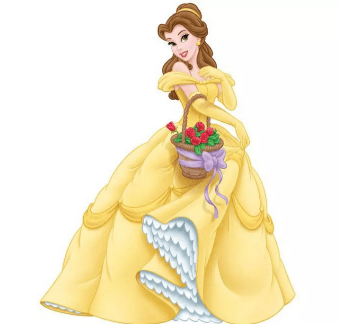 关晓彤的贝儿公主礼服造型太甜了!穿淡黄星光纱裙,温柔又优雅