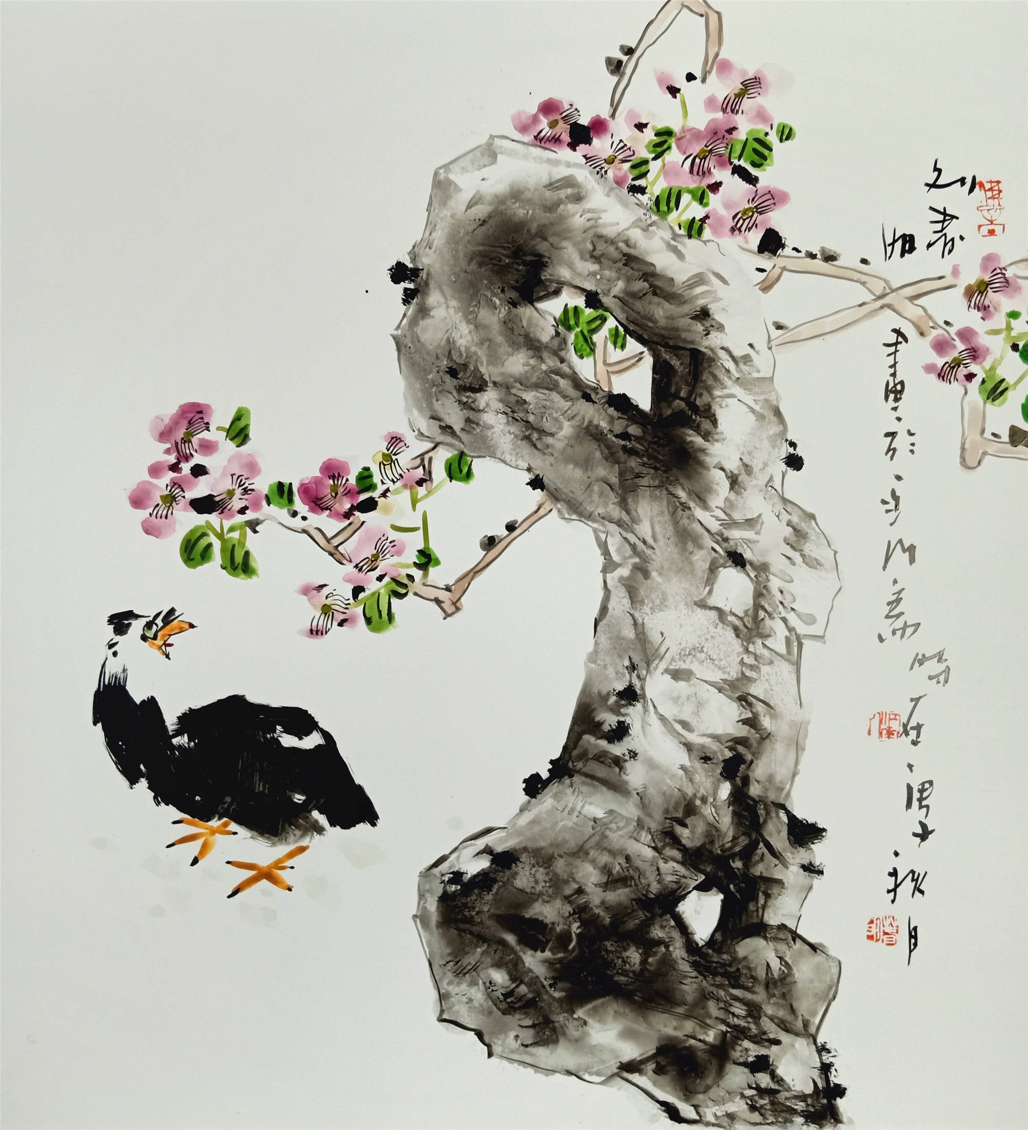 共度元旦佳节——著名书画家刘春明作品赏析