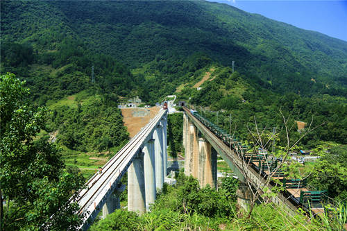 五年磨一剑山城斗天险渝怀铁路涪秀二线建设纪实