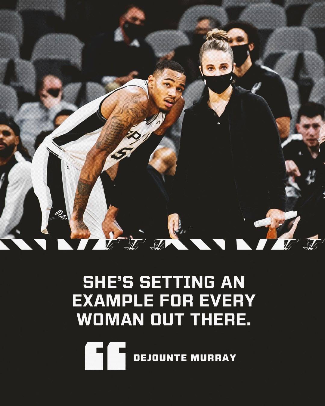 贝基哈蒙成为nba历史上第一位执教常规赛女教练众人赞扬她很棒
