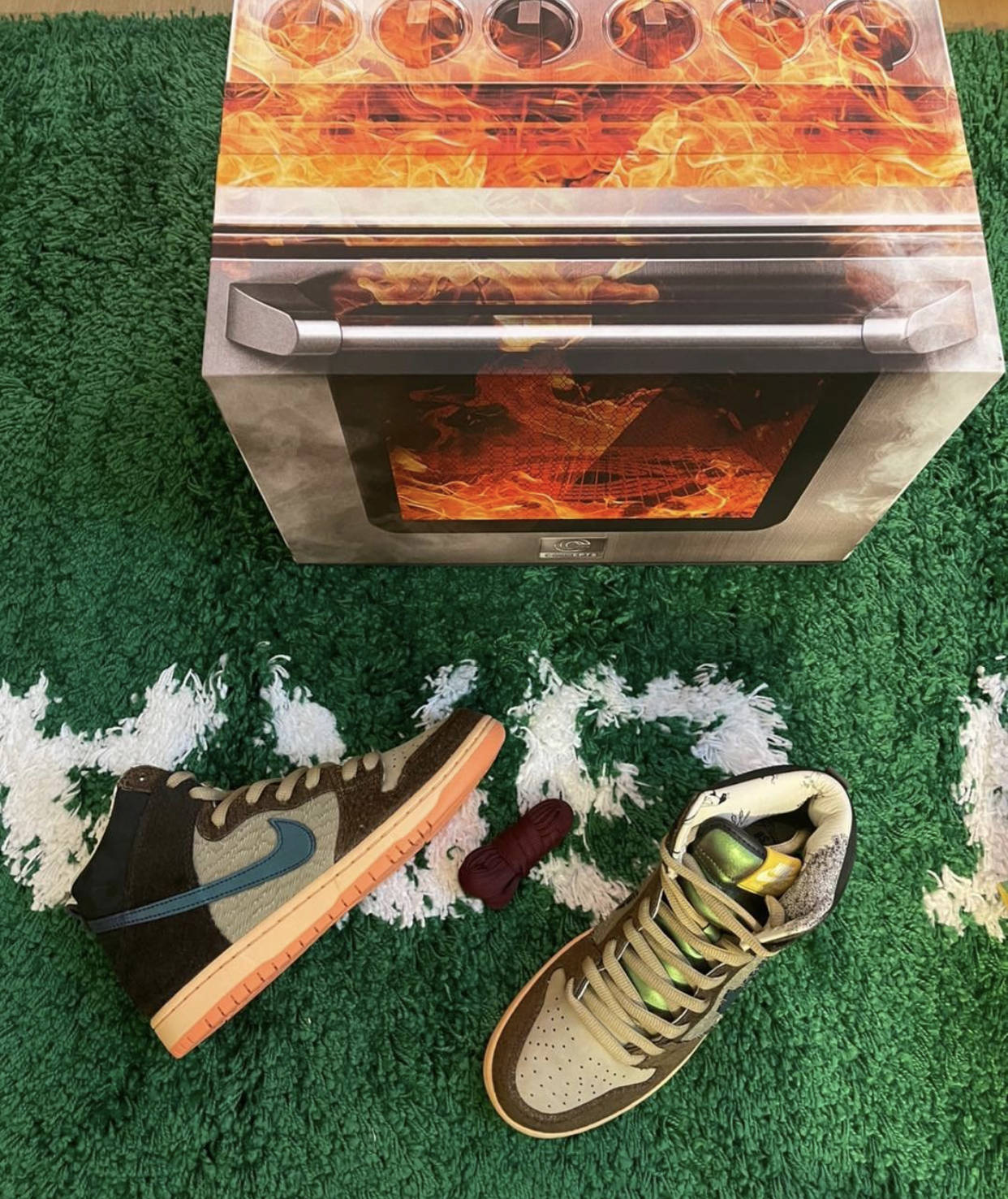 sb dunk high x concepts mallard resell