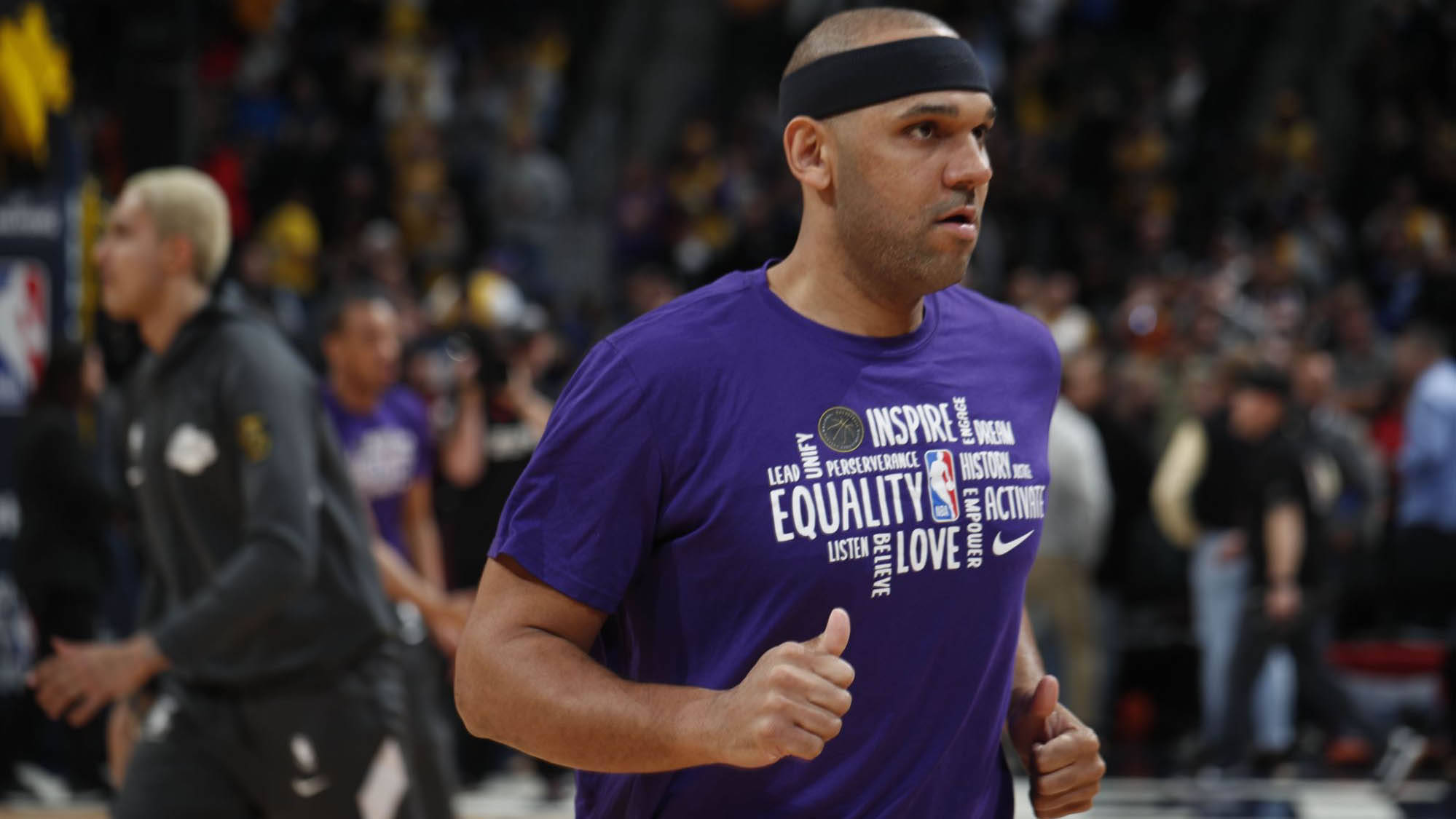 湖人老将贾里德-杜德利对nba在球员爆发肢体冲突之后的处罚力度有一些