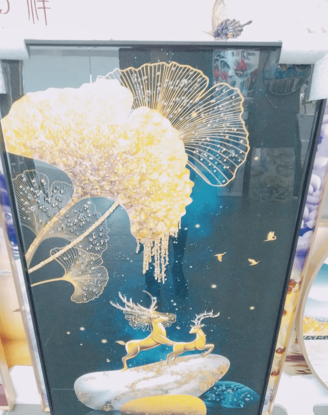 妙彩金饰画:晶瓷画的价值和优势_水晶