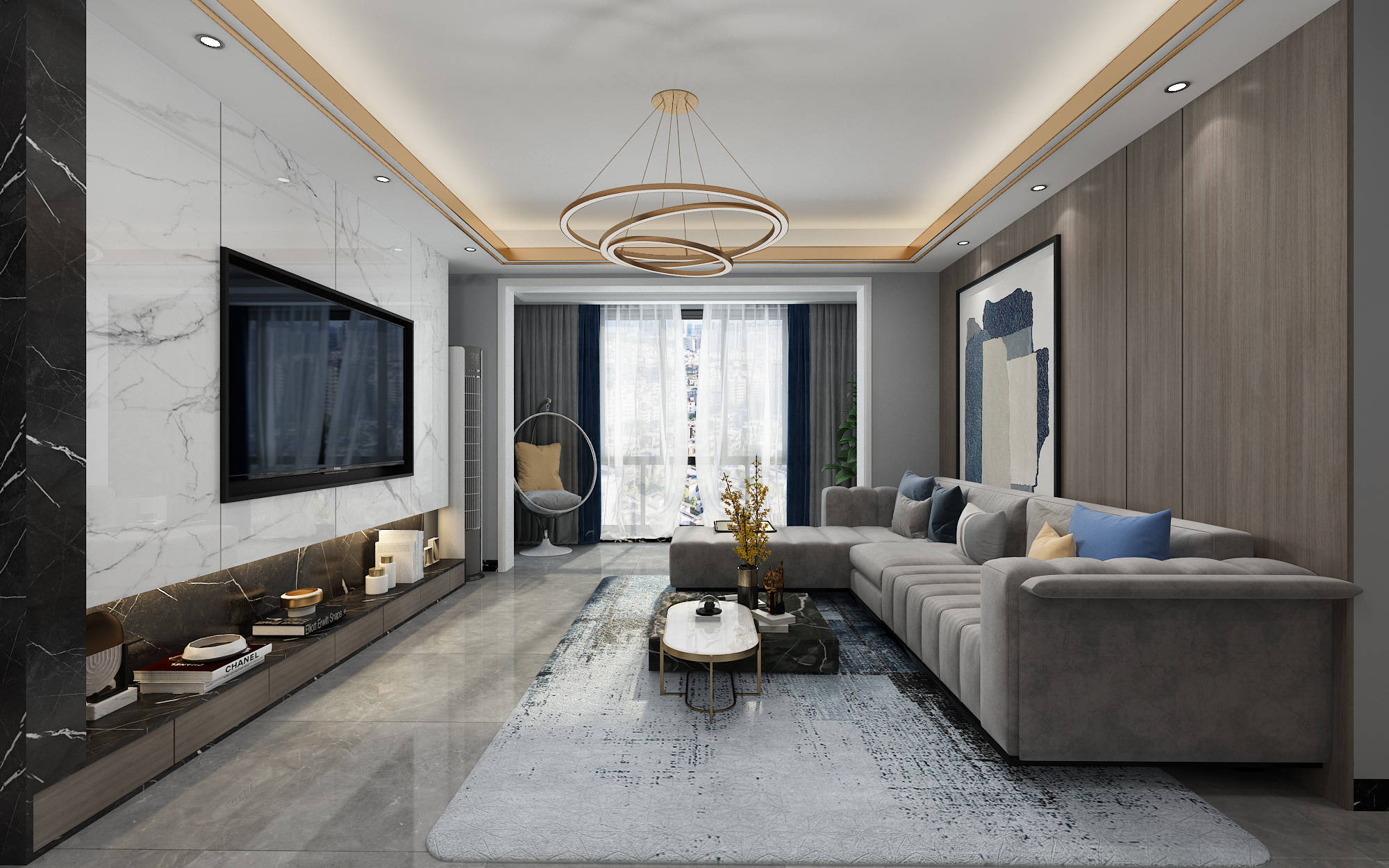 现代轻奢风格装修效果如何?轻奢家装的特点介绍