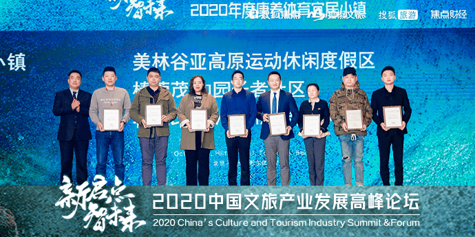 “2020中国文旅产业发展高峰论坛”荣誉时刻