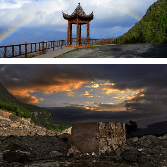 武隆鸡尾山地质公园图片