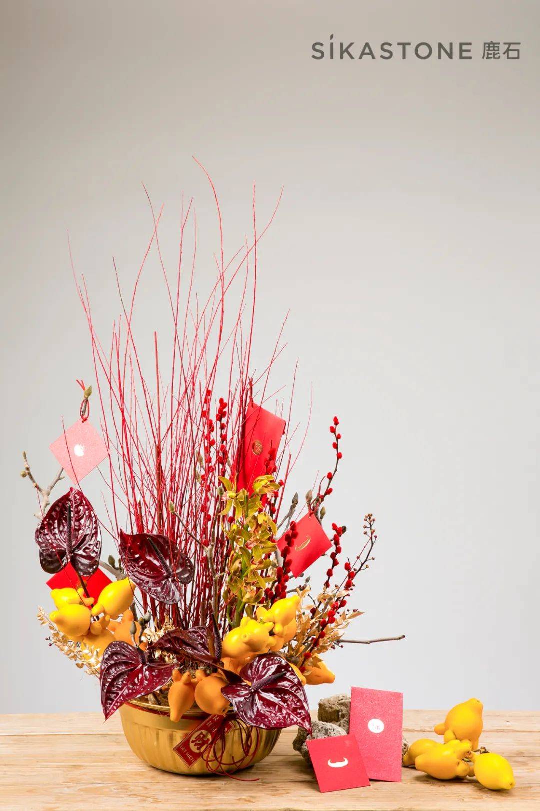 周末别闲家了,教你做年宵花啊!