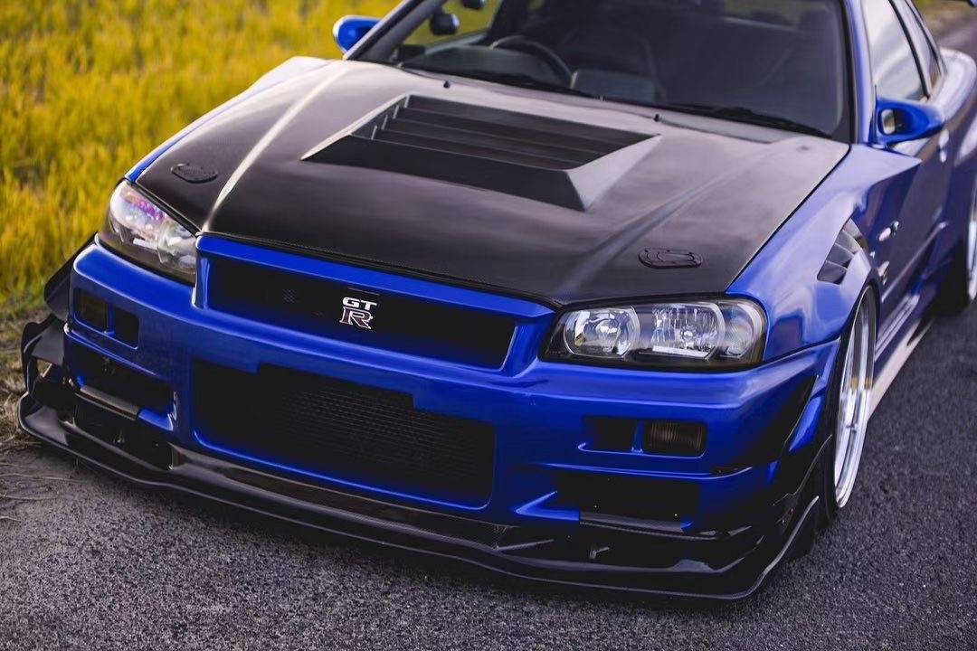 skyline系列最后战神,gt-r34现在看仍然那么美_跑车