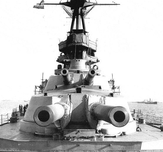 381毫米舰炮图片