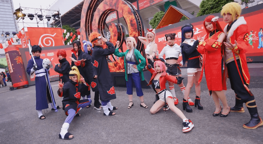 原创视角姬带你游火影重燃祭,美女纲手和木叶四美,不容错过的小姐姐