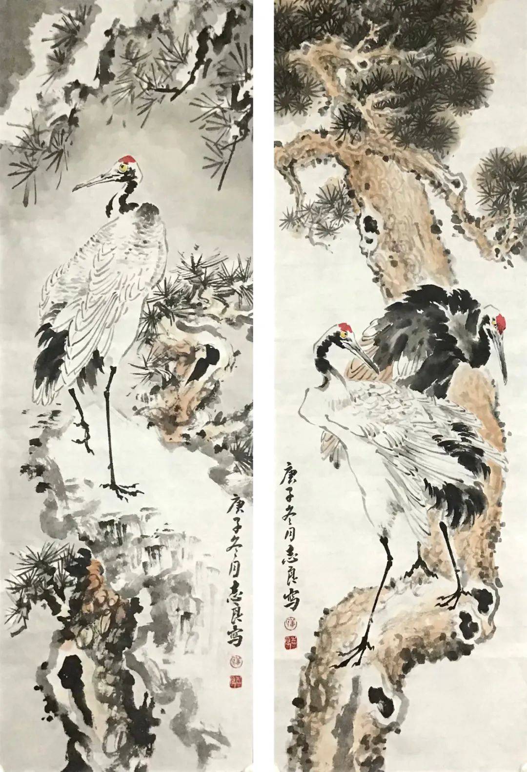 【画廊推荐】画家姜志良:玄鹤千年寿 苍松万古青_全国