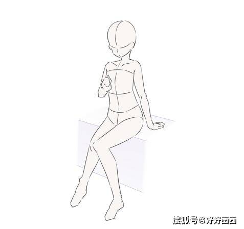 新手应该怎么画坐姿