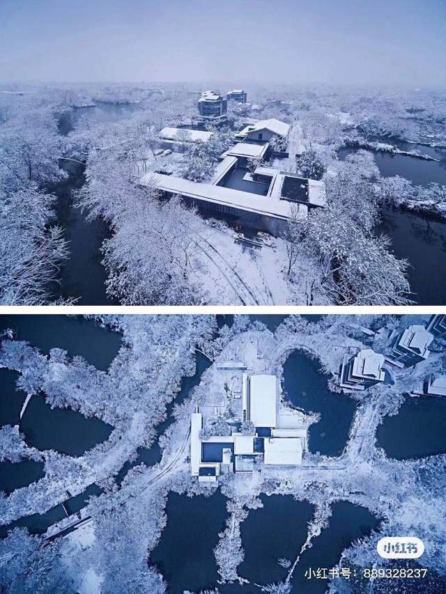 自价吧：杭州这家酒店美如画｜隐于西溪里 赏雪泡汤