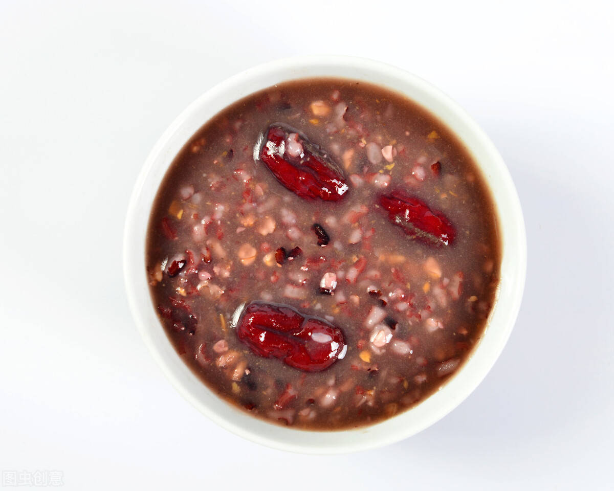 2,红豆红米红枣红糖粥
