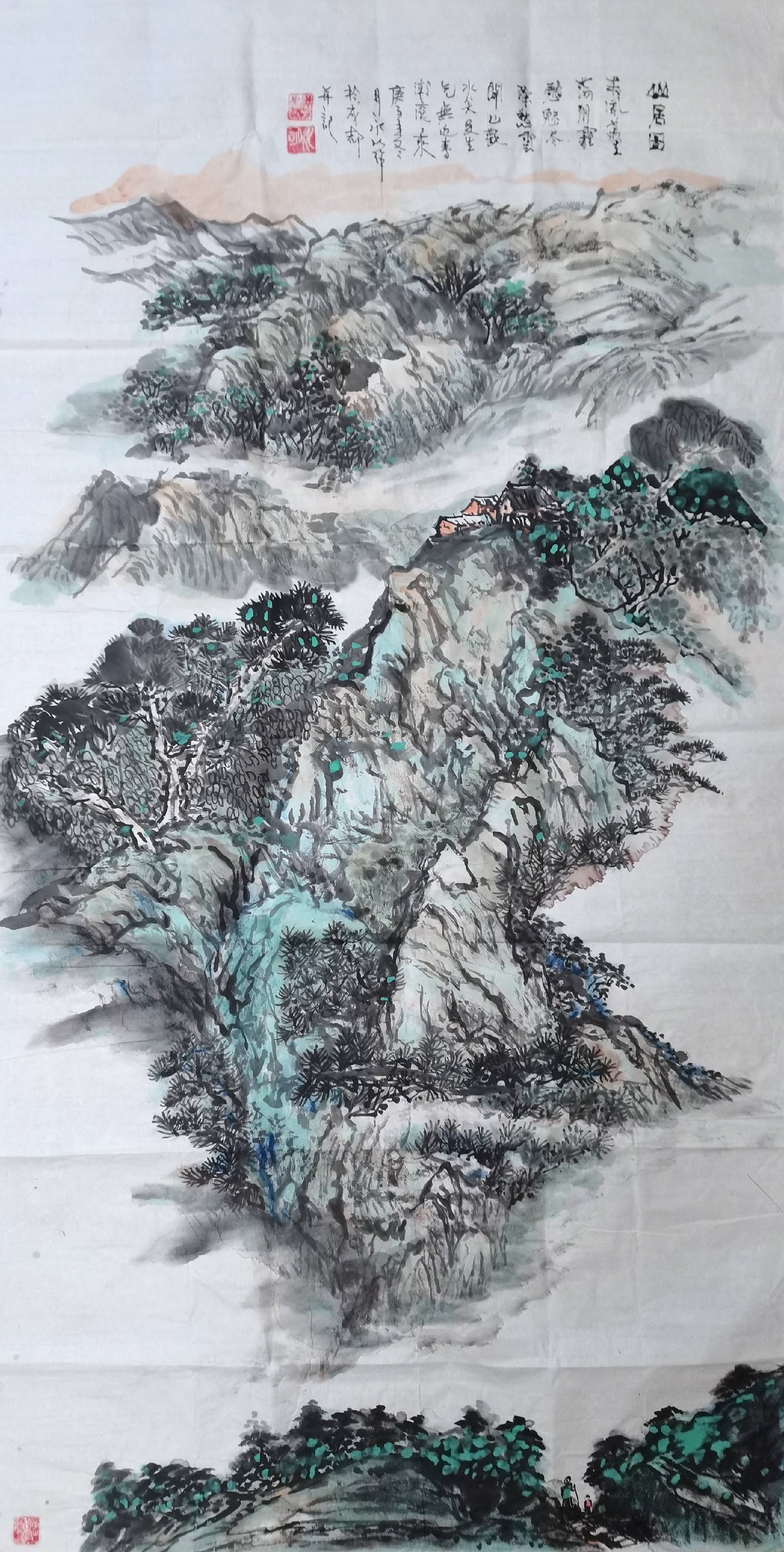 原创重走长征路喜迎十四运全国书画展大型公益活动七