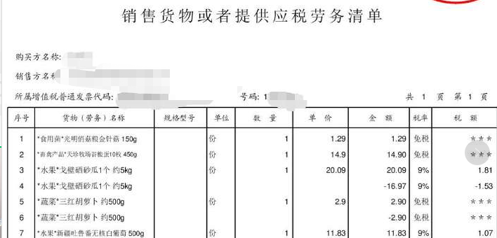 税率栏是空白发票有效你见过吗