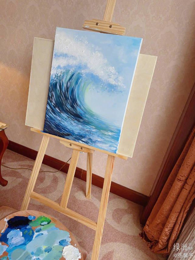 张馨予画乘风破浪