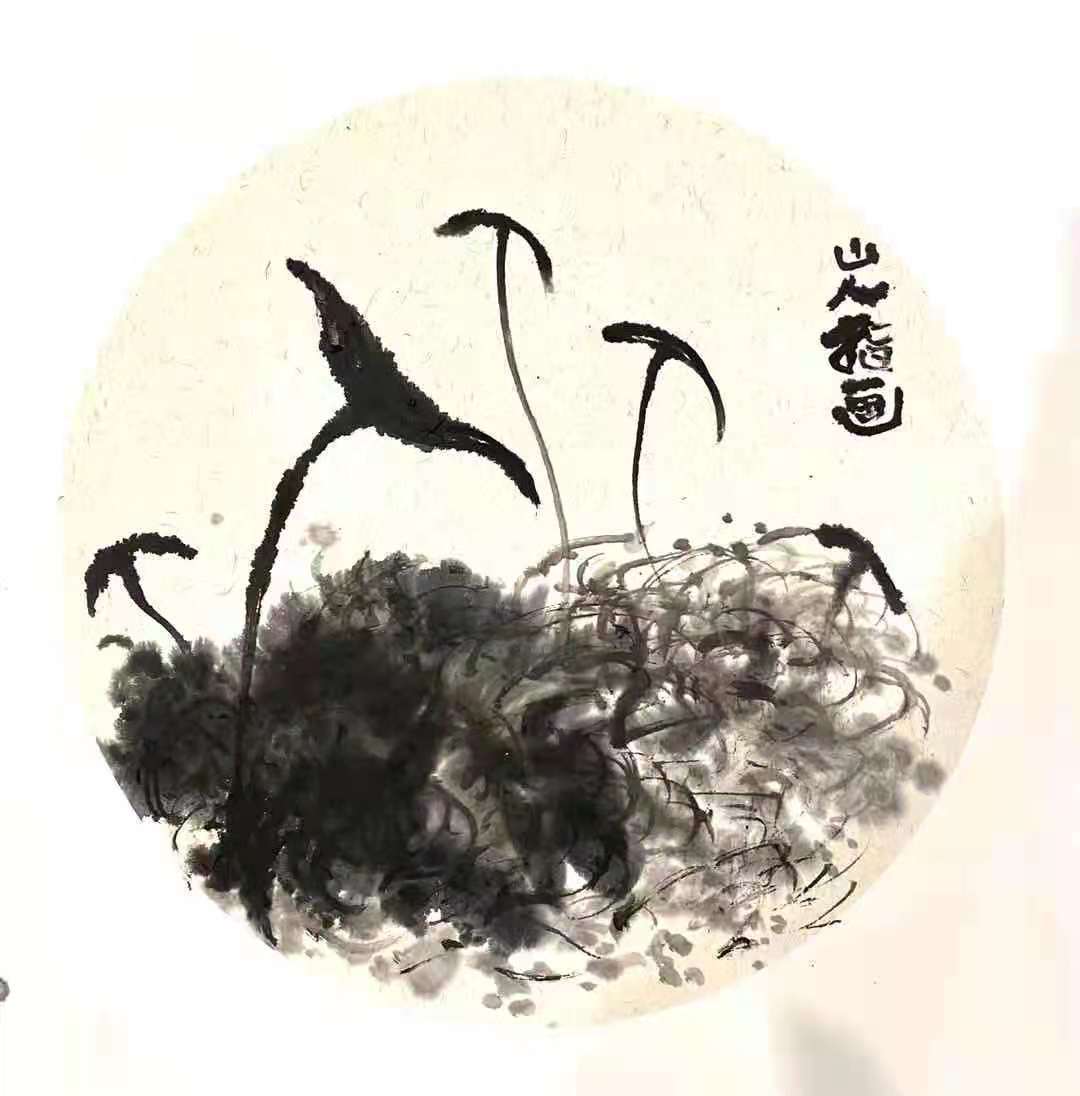 手指作画|朱祖国指墨画作品赏析