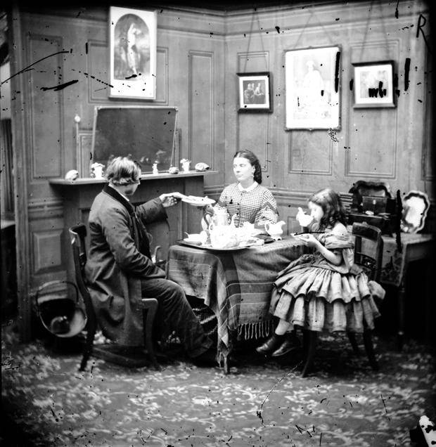 十九世纪欧洲家庭照片图片