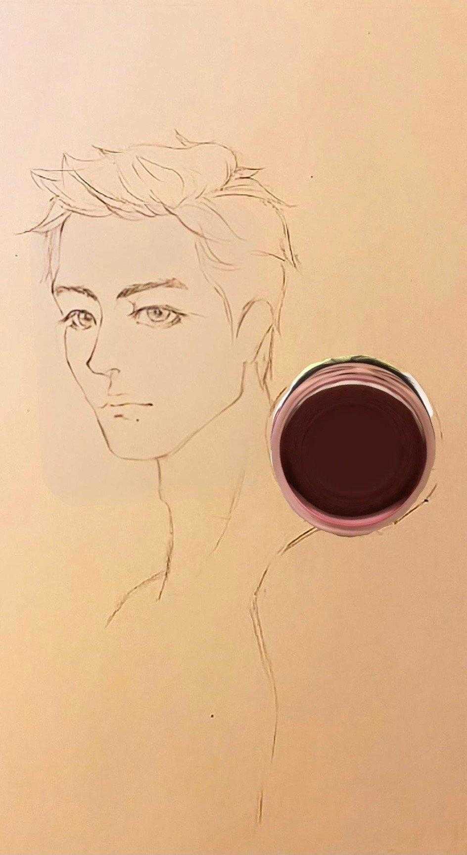 肖战绿洲更新自画像,肩膀上霸占了一个大嘴特效!_手机搜狐网