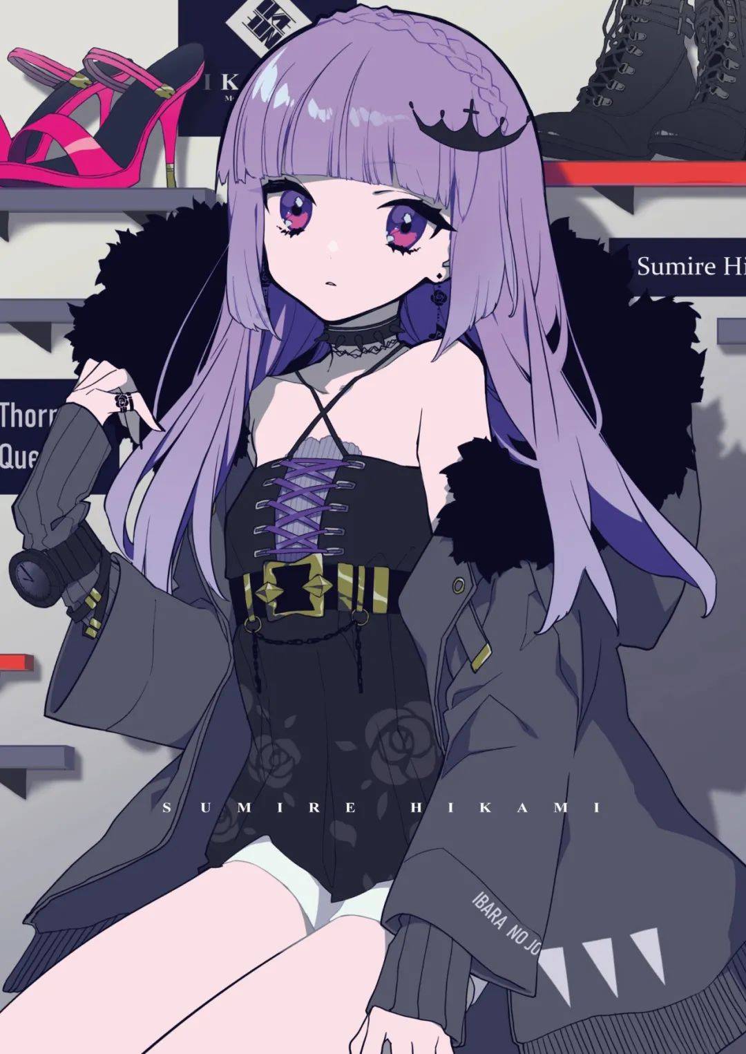 板绘画师望月けい画风随性风格偏暗系