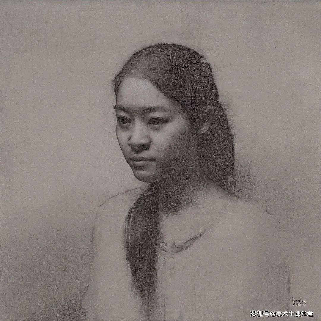 艺术名家斯蒂芬素描作品美术生课堂整理发布