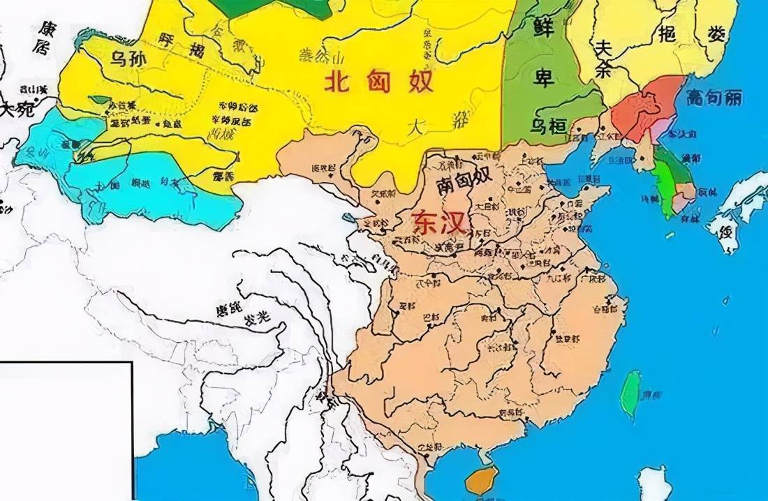 王莽新朝地图图片