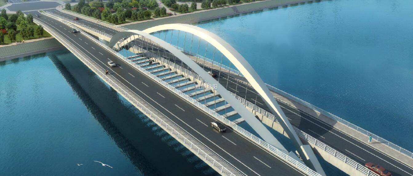 白鹤林大桥:设计理念"云鹤飞扬"
