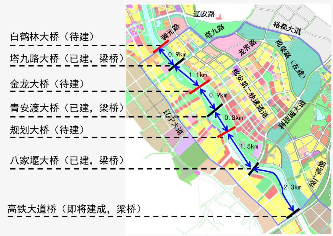绵阳丰谷大桥规划图图片