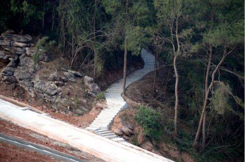 成都龙泉山城市森林公园水源工程观音湖项目已基本成型