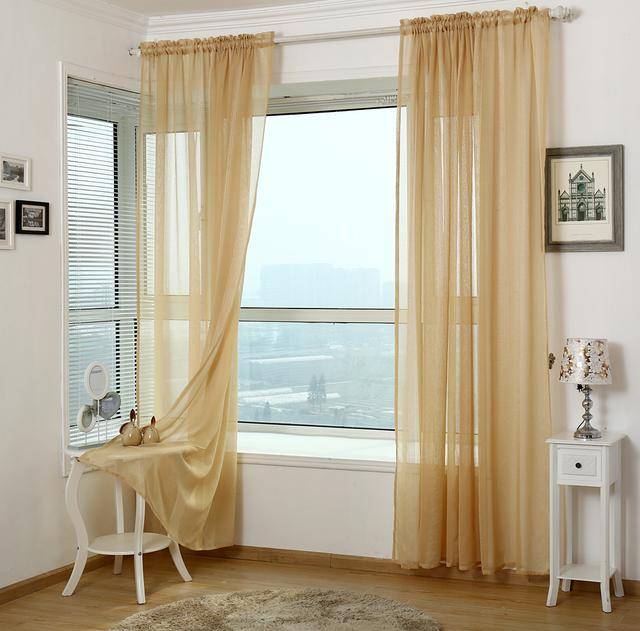 客厅窗帘罗马杆实景图图片