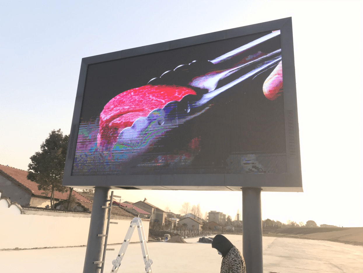 年前led大屏的安装和调试