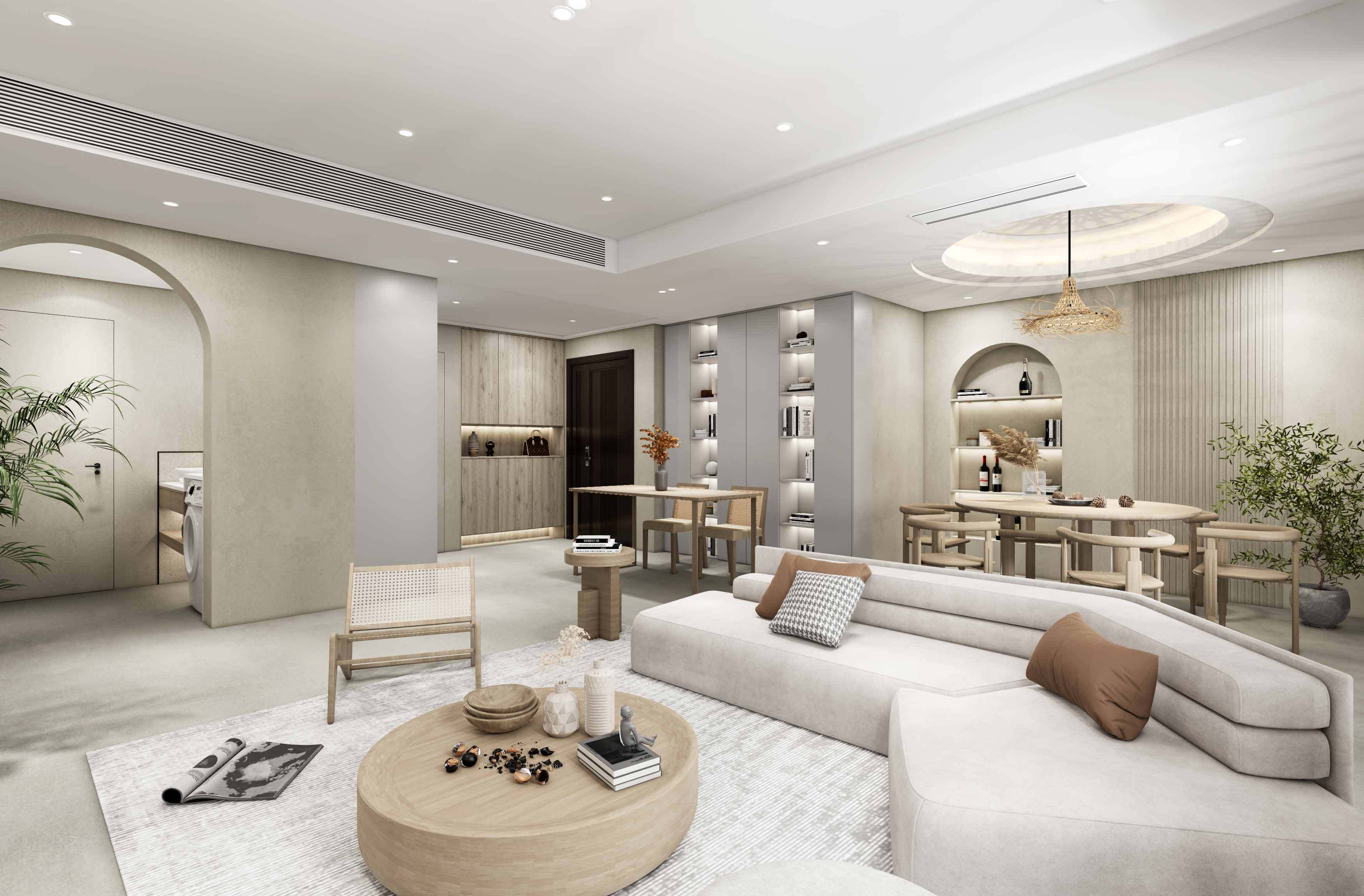 146㎡ 平层侘寂风装修案例