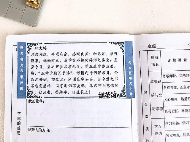 小学老师文言文评语绝了 美国中学古文试卷 中国网友 苦涩 语文