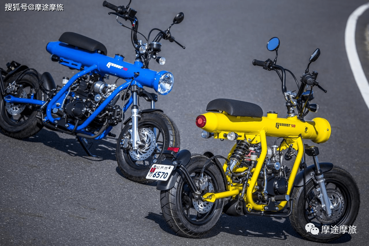 来自泰国的50cc火箭筒,迷你小钢炮gunner摩托细节!