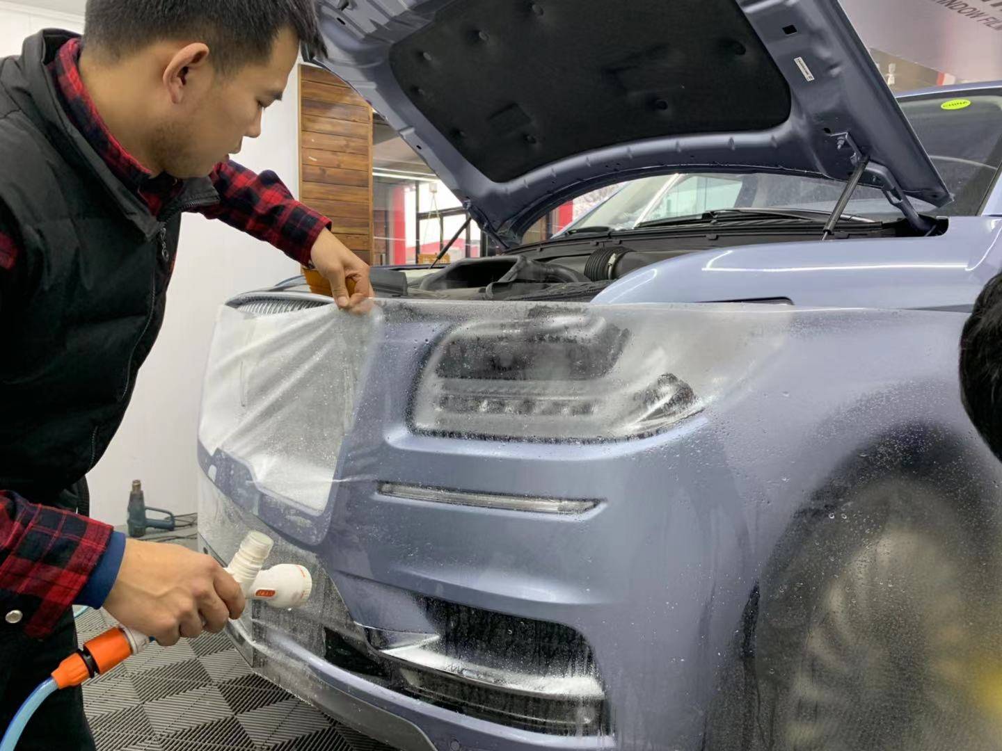 林肯领航员 贴 圣科隐形车衣suntek完美上身