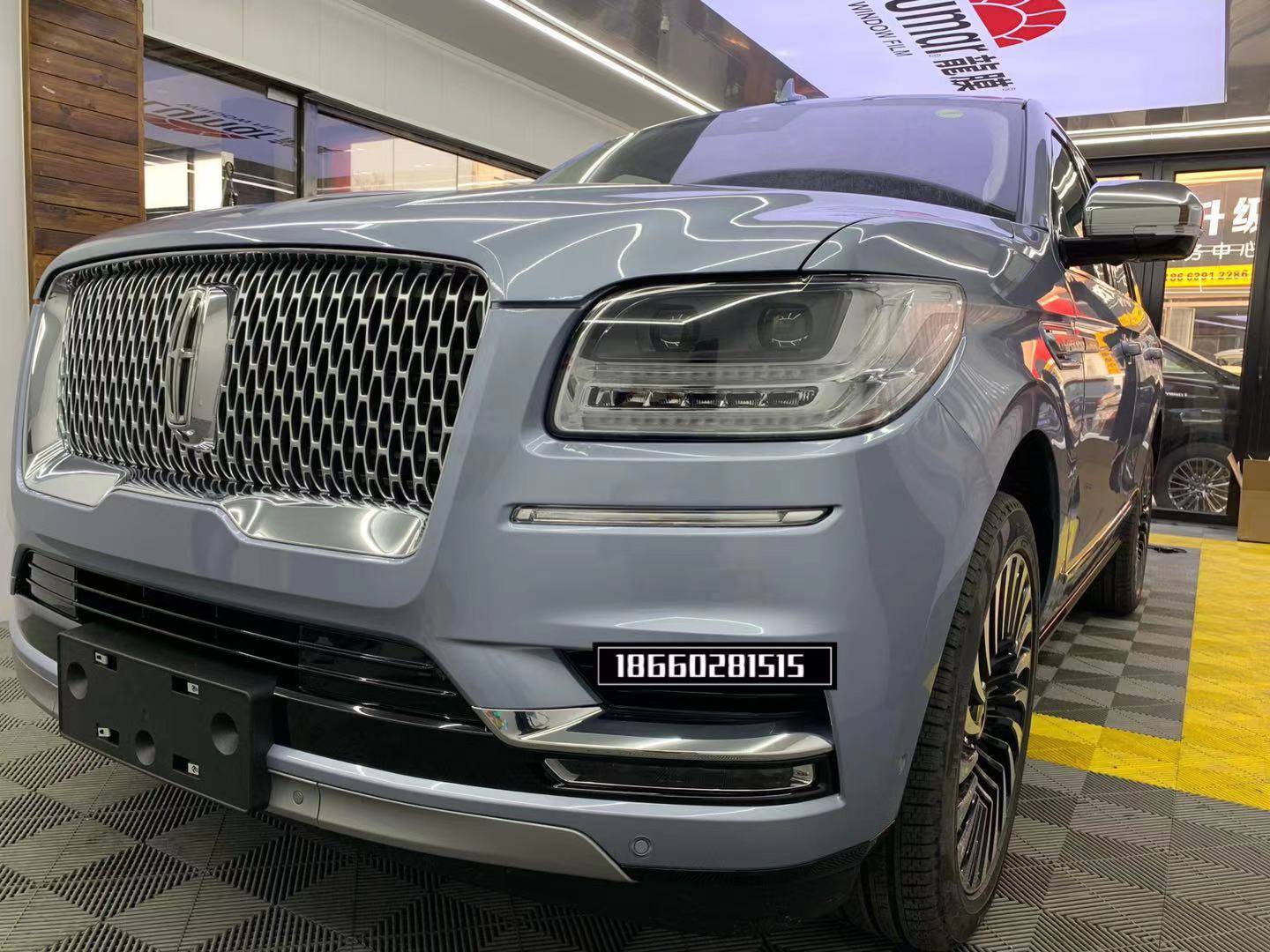 林肯领航员贴圣科隐形车衣suntek完美上身