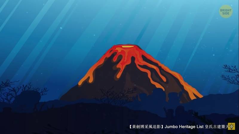 海底火山怎么画简笔画图片