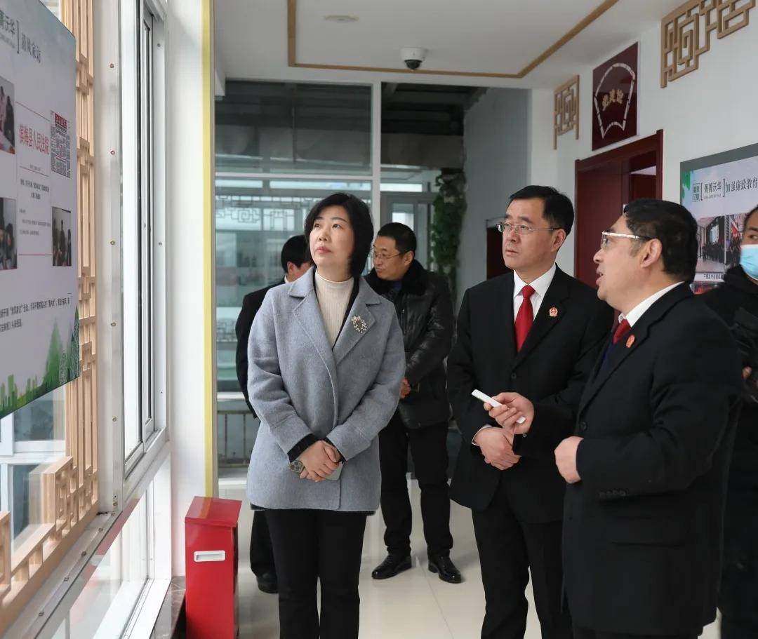 滨海县委常委,宣传部部长申建春一行视察指导滨海法院