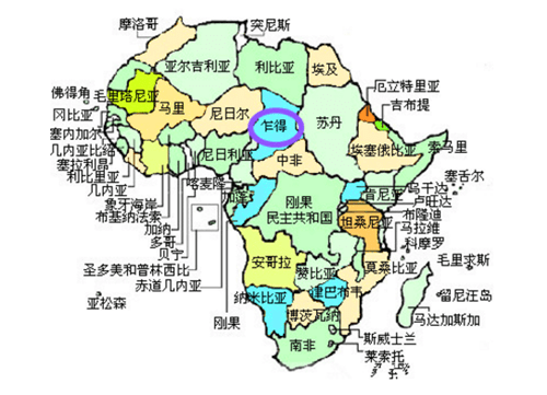 乍得2019年人口_乍得地图