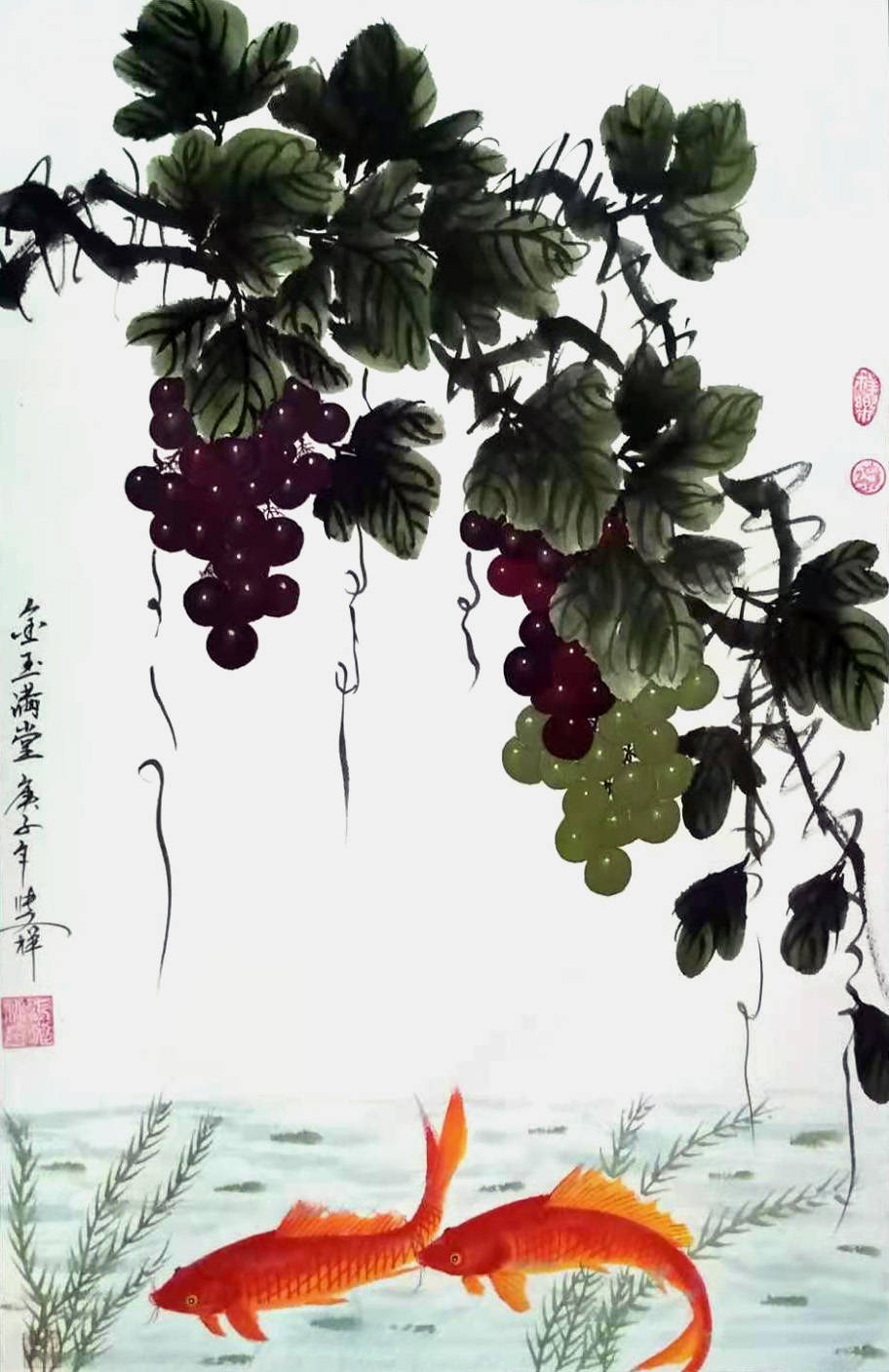 著名花鸟画家张文祥作品欣赏