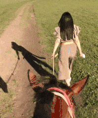 图片[8]-搞笑段子GIF趣图：我骑马女朋友牵马，我是不是做的有点过分了-魔性次元