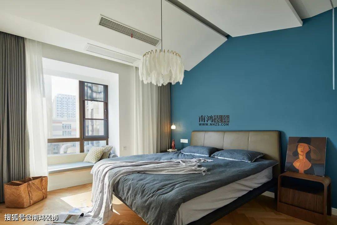 白原木经典组合开放式厨房曲面吊顶文艺气质轻松拿捏