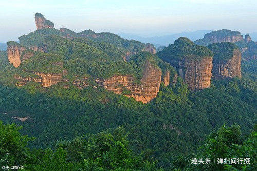 广东“最奇特”的山水风光，山色如霞山形各异，让人浮想联翩