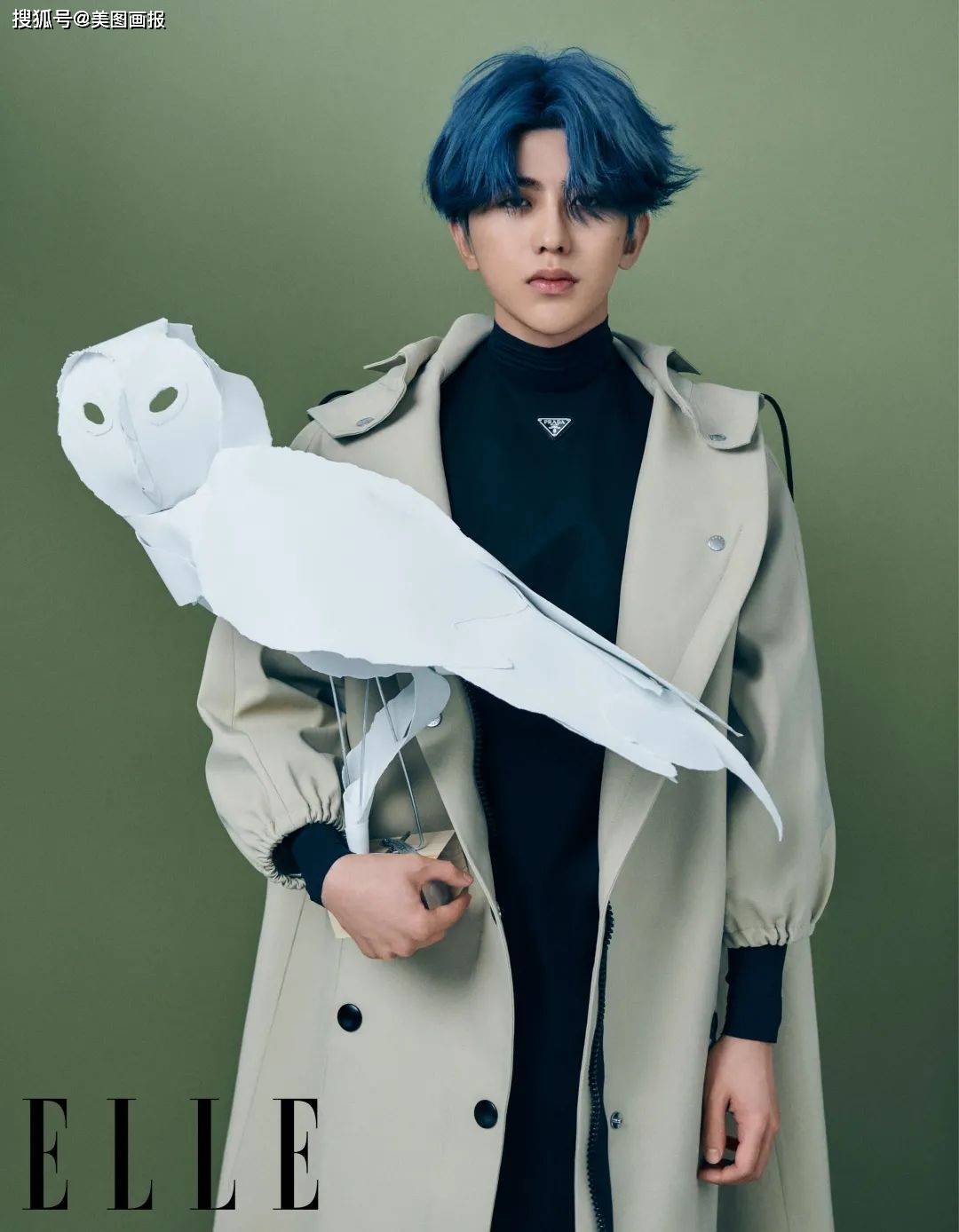 蔡徐坤《elle》2021年3月号
