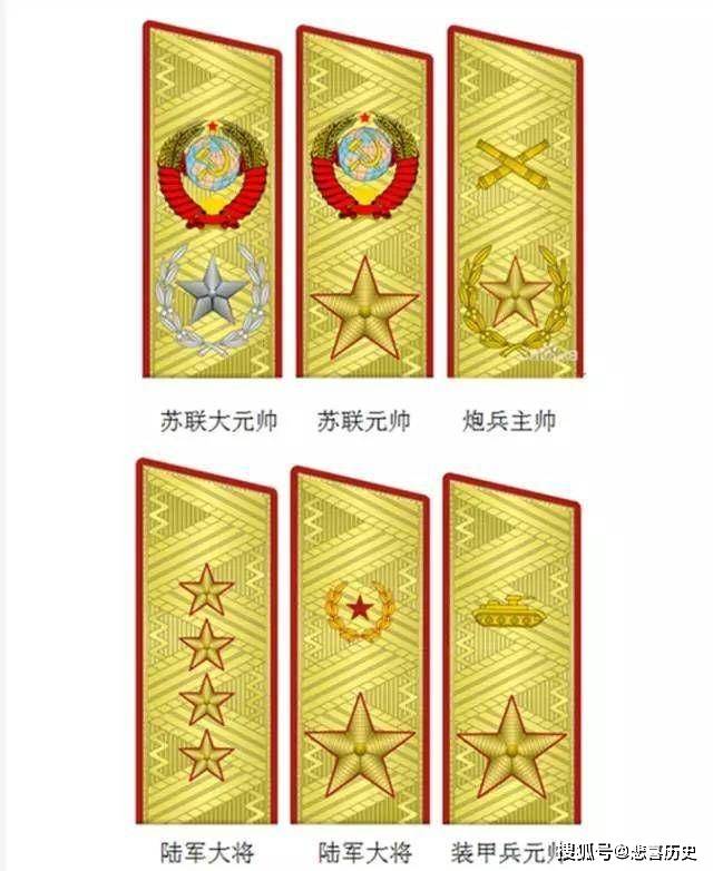 提起苏联的军衔军服,首先会想到的是苏联在45年的胜利礼服和金晃晃的