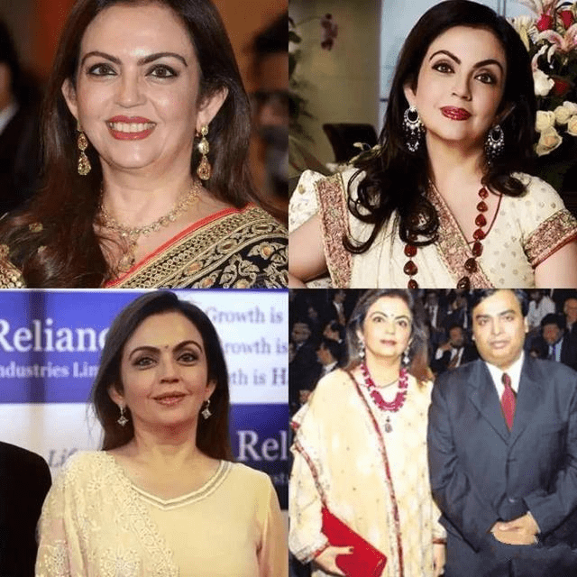 裙子上镶满钻石,耳朵挂一套别墅_妮塔·安巴尼