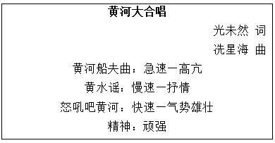 2021南平教師招聘考試高中音樂黃河大合唱教學設計