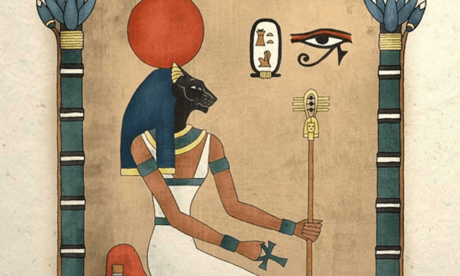女神巴斯特(bastet)是古埃及神话中受人崇拜的猫神