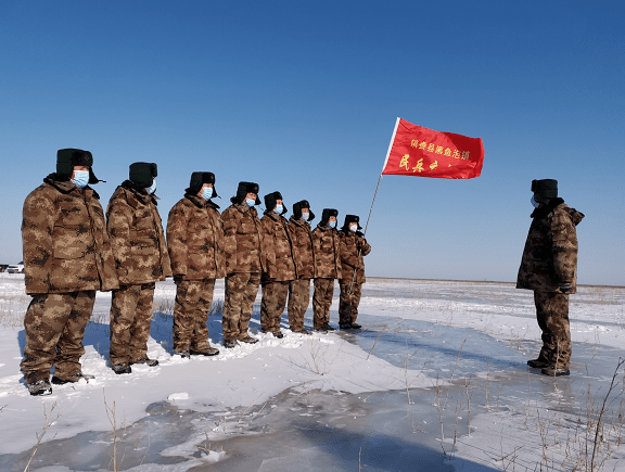 镇赉人伍部组织民兵开展巡护,宣教行动榜样的力量是无穷的,在主力队员